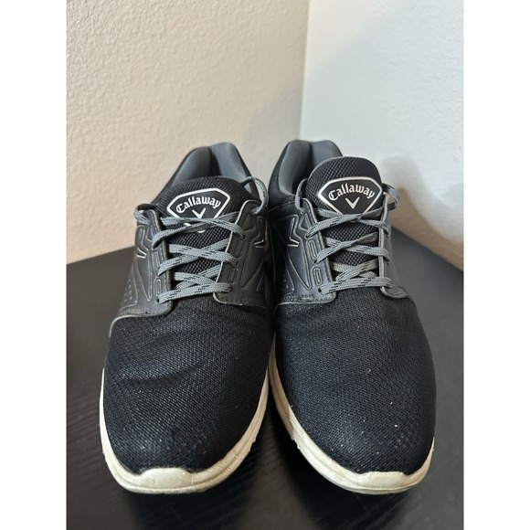 Callaway Imperial CG123BK Golf Shoes Mens 8.5 D Fabric Mesh Black/Gray - Picture 2 of 8